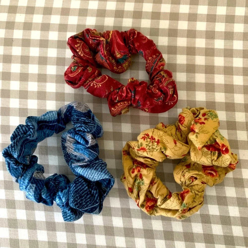 Set of 3 Scrunchies - Picture 1 of 4
